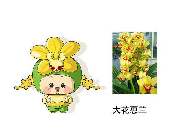 兰花卡通形象