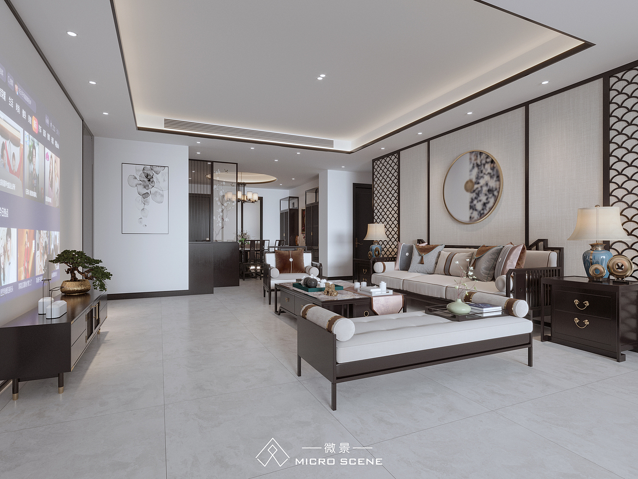 新中式空间（图ZMjExNjQ1Mjk2） - 家装设计 - 站酷设计师單人旅途原创素材 - 站酷ZCOOL
