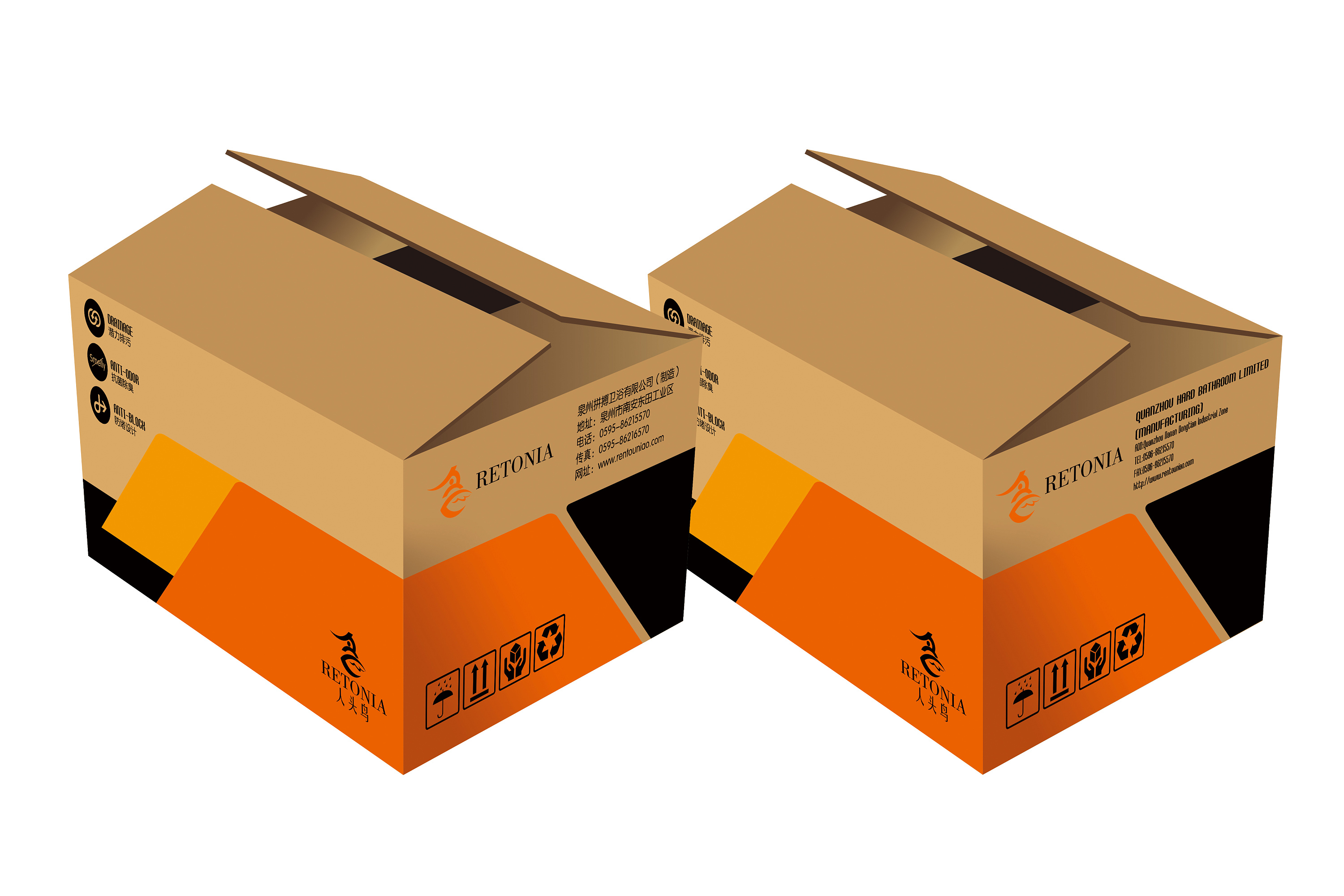 卫浴品牌-人头鸟|平面|包装|1笔1画 - 原创作品 - 站酷 (zcool)