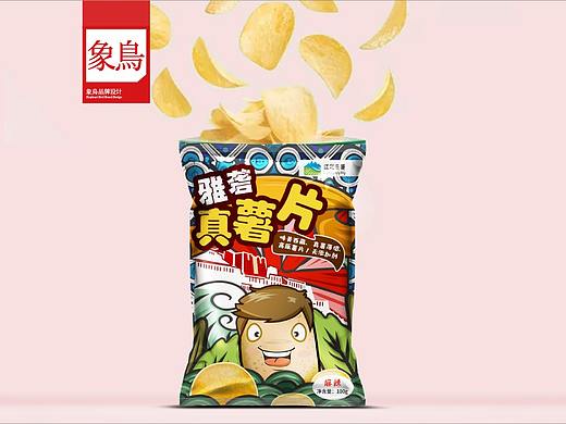 西藏雅砻薯片包装设计