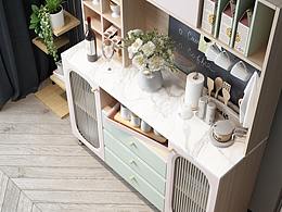 溫柔治愈_少女心餐邊柜