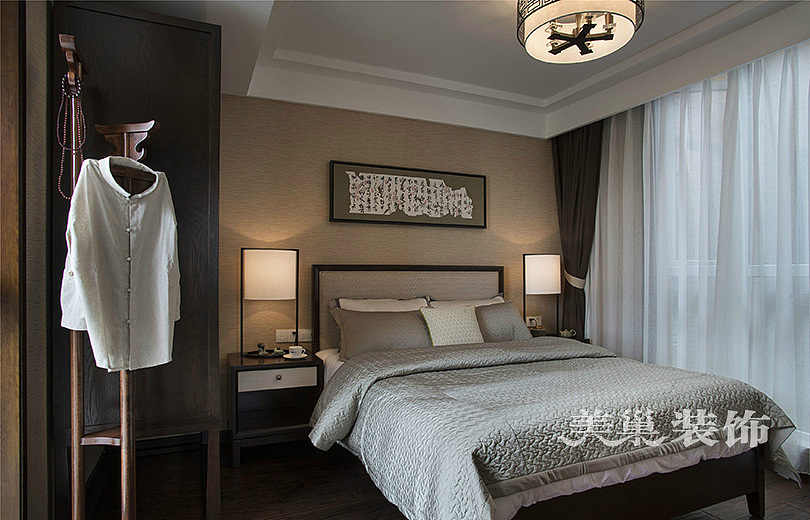 联盟新城450平别墅会所新中式案例装修图——效果图