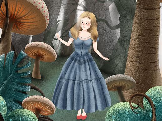 爱丽丝梦游仙境电影海报