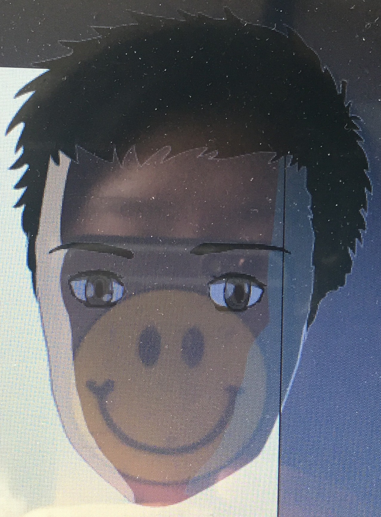 ai练习画了一张秋月孝雄言叶之庭