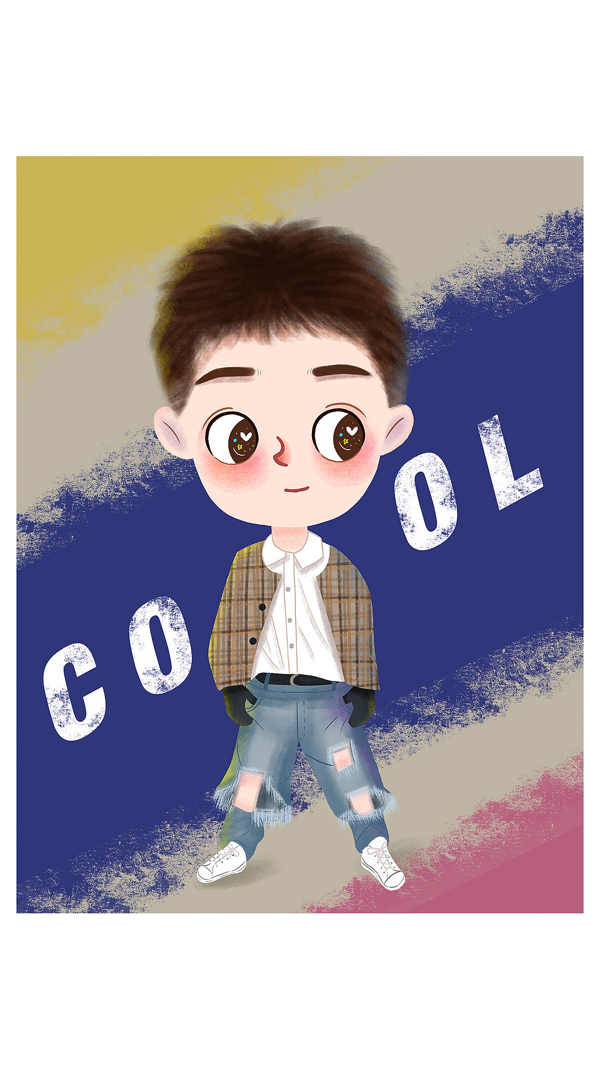 最近画的照片变小卡通!