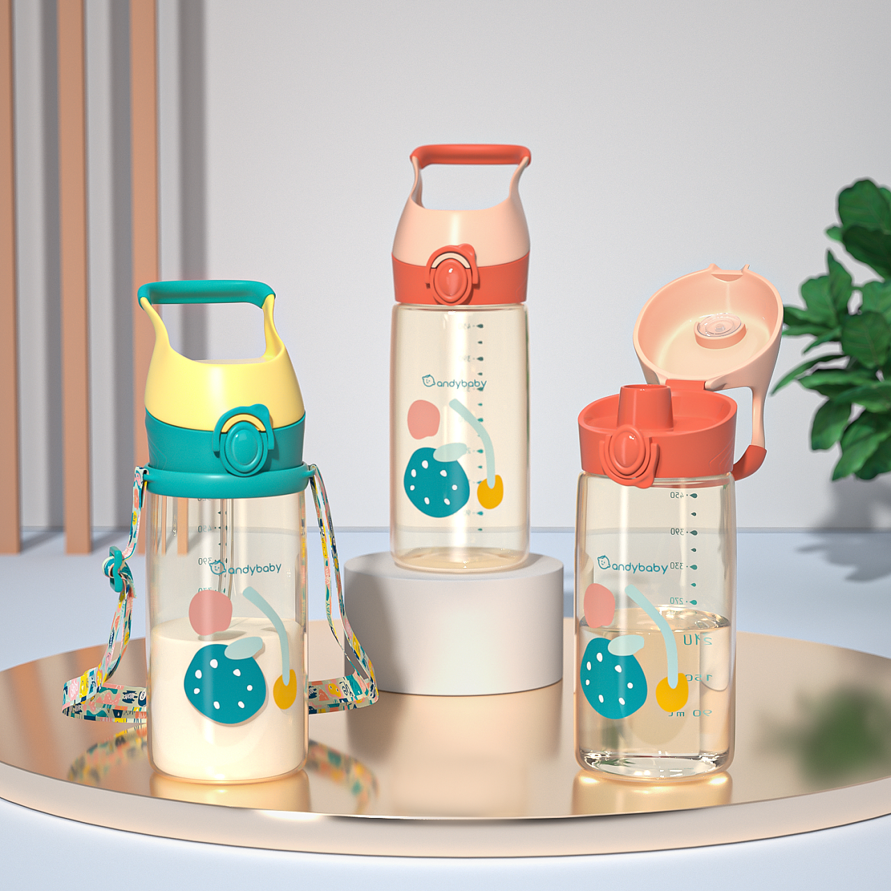 大童夏日水杯主图渲染设计