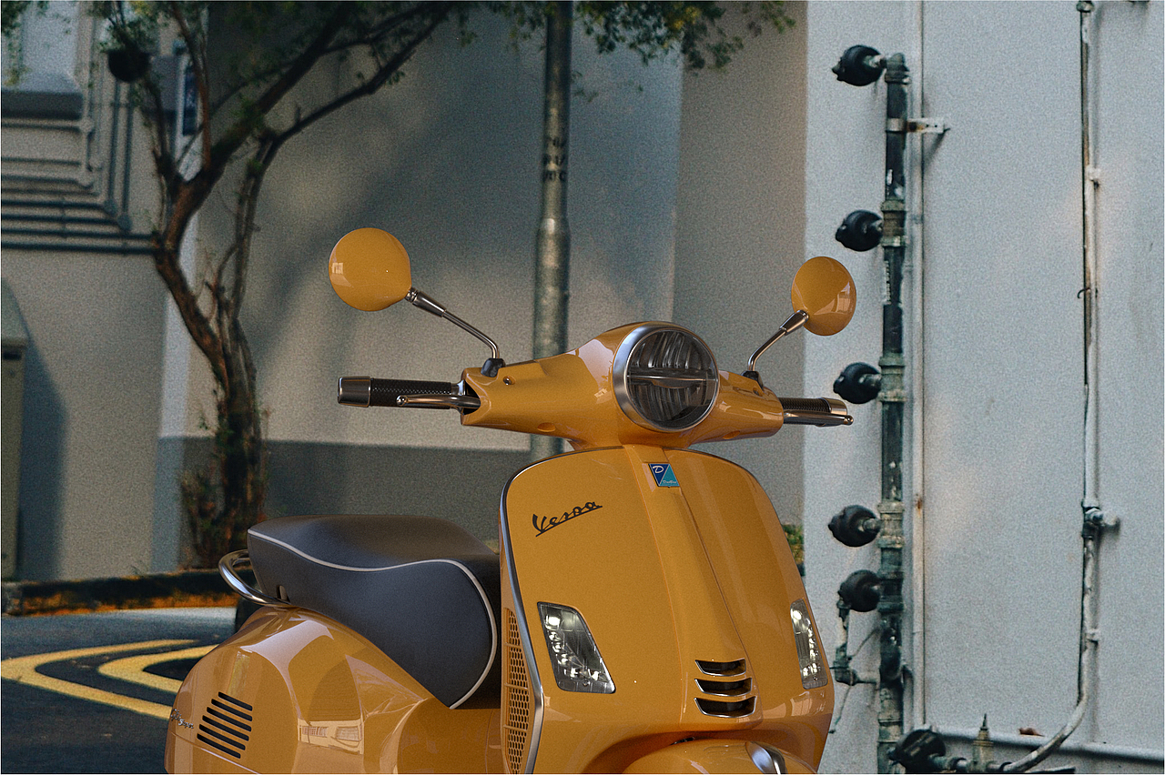 小机车渲染练习