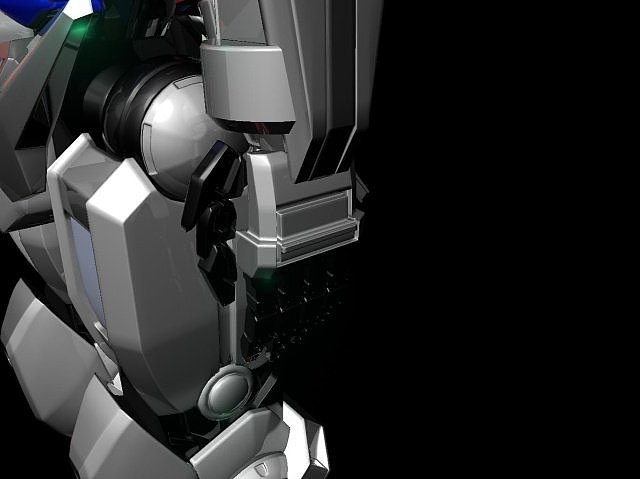 大学时代做的3D建模 高达00