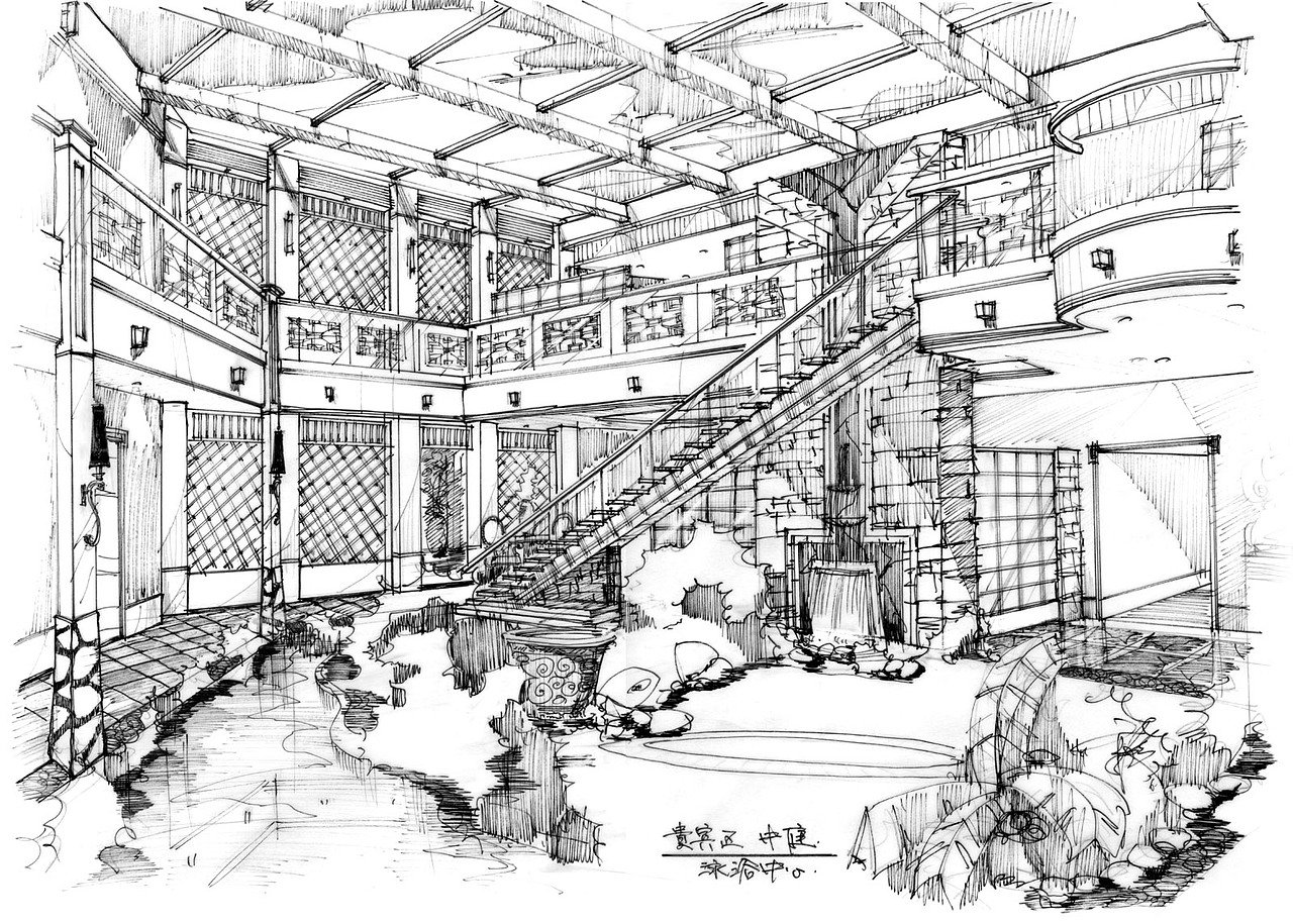 Genesis未建成设计--第九寨手绘方案（图ZMzQzNjcxNDA=） - 建筑设计 - 站酷设计师designGlenn原创素材 - 站酷ZCOOL