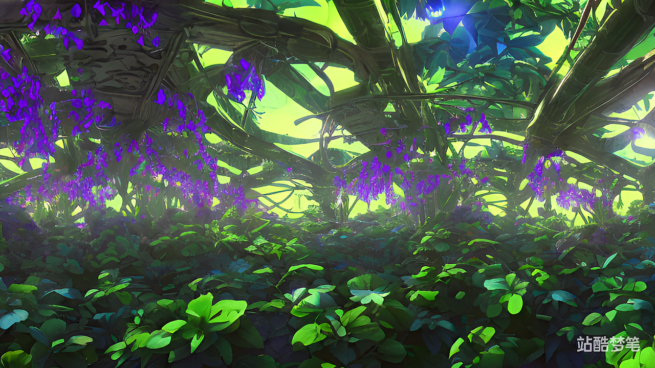 #站酷梦笔#电影打光,动漫风,植物