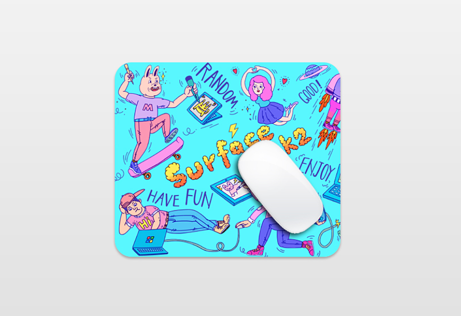 SURFACE BOOK2 创作撩妹两不误～（图ZMTAyMTc4Njky） - 图案 - 站酷设计师Fly_GAFA原创素材 - 站酷ZCOOL