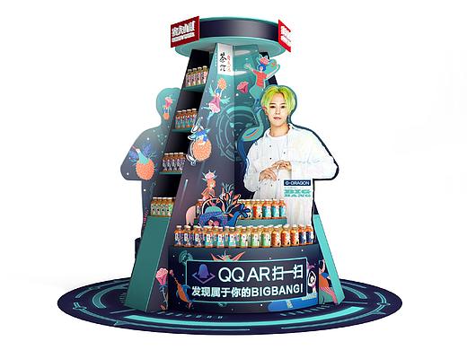 茶饮料商超陈列设计