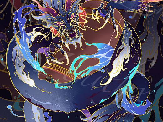 山海经龙生九子系列—蒲牢