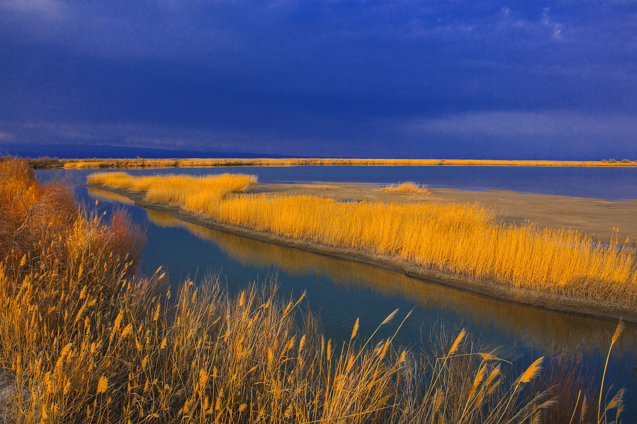 新疆最大的咸水湖——艾比湖（图ZMTc2ODQyNTQ0） - 风光摄影 - 站酷设计师新疆摄影家沈久泉原创素材 - 站酷ZCOOL