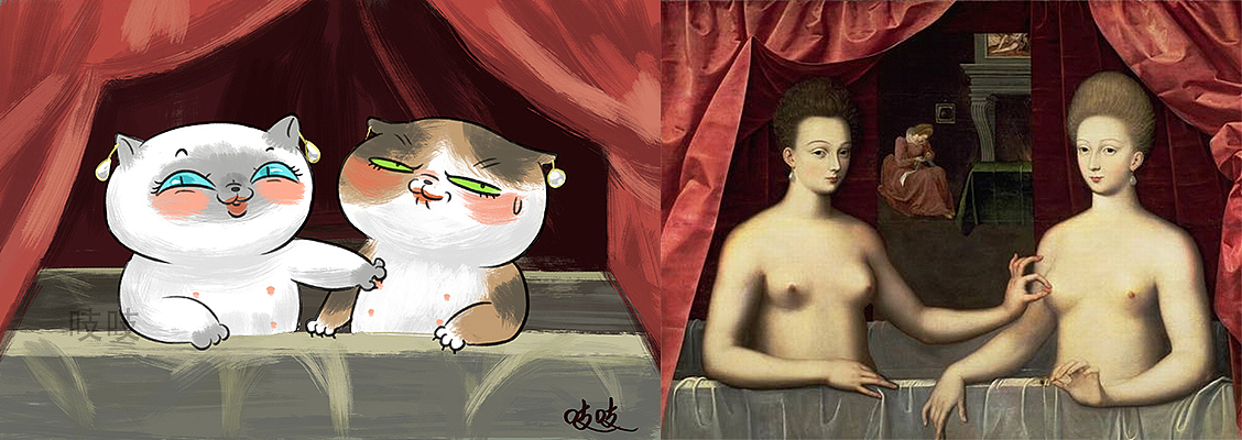 猫界名画整理合集（图ZODEzMjIwMzY=） - 创作习作 - 站酷设计师zhizhi吱吱原创素材 - 站酷ZCOOL