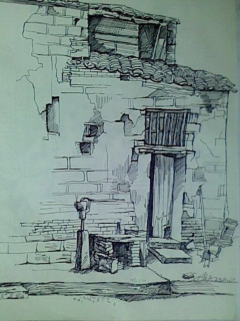 几年前大学时期速写练习.