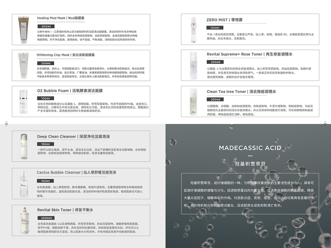 护肤品产品宣传画册