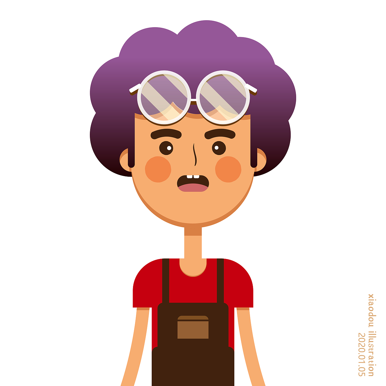 扁平风人物小头像（图ZMTkyMjc2MDQ0） - 创作习作 - 站酷设计师嫚子xdd原创素材 - 站酷ZCOOL