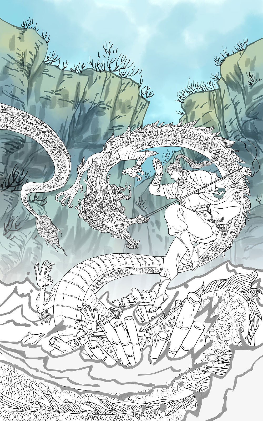 若无破浪扬波手,怎取骊龙颔下珠?