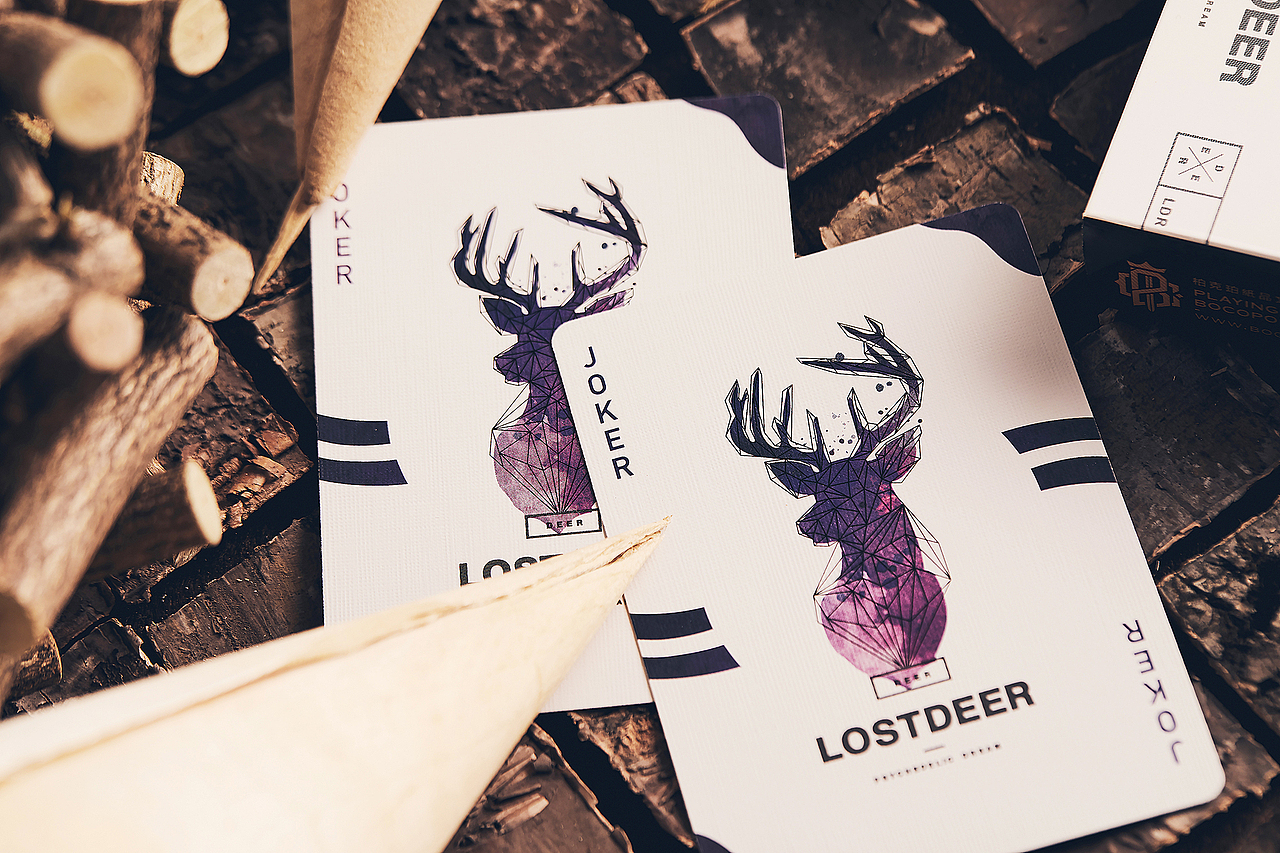 产品摄影-扑克牌-Lost Deer（图ZMTQ4NTkyMzM2） - 产品摄影 - 站酷设计师柏克珀紙品工作室原创素材 - 站酷ZCOOL