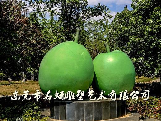 仿真玻璃钢青梨鸭梨雪梨雕塑造型让你发掘乡村内在的美