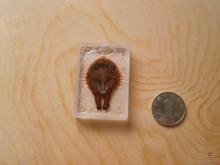 十二生肖动物园 凡尼亨3D树脂画