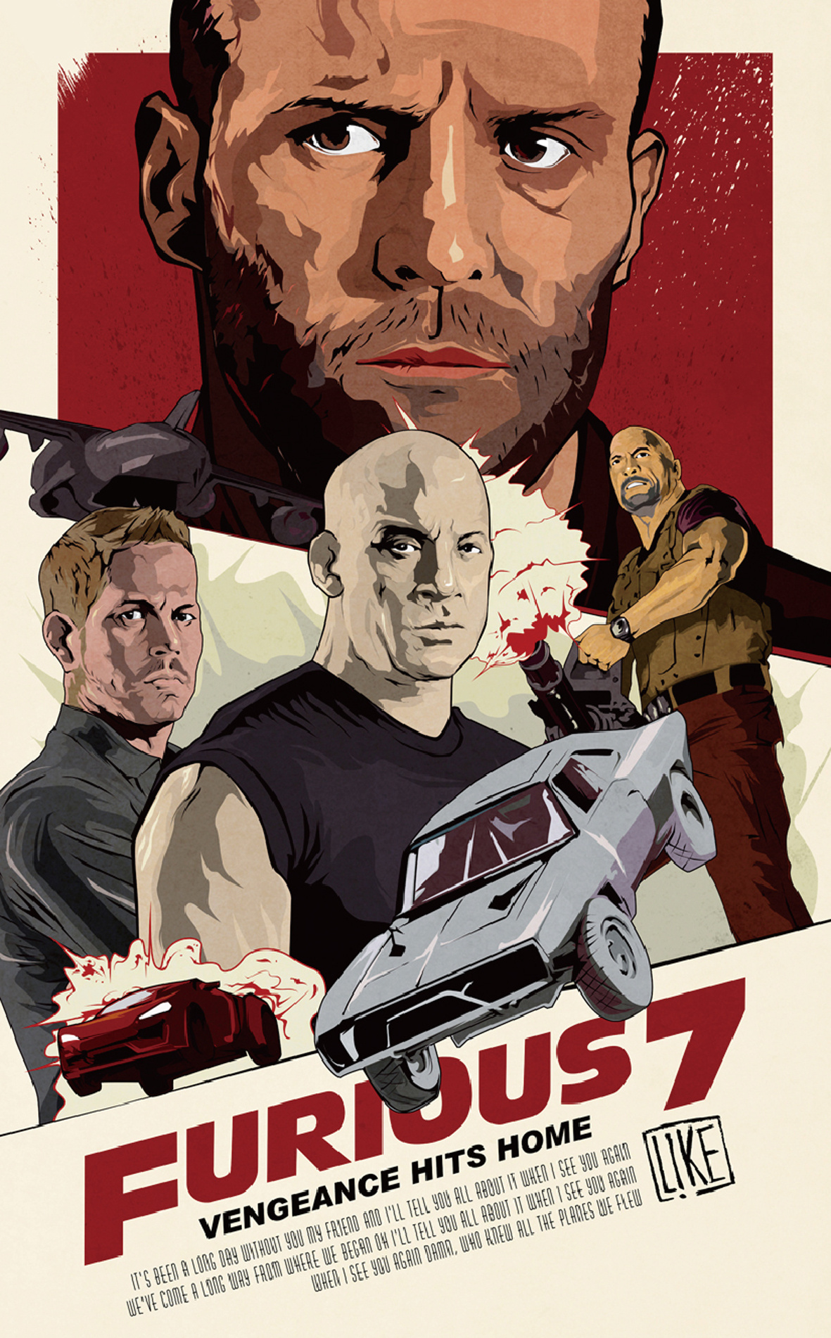 影视类插画作品整理