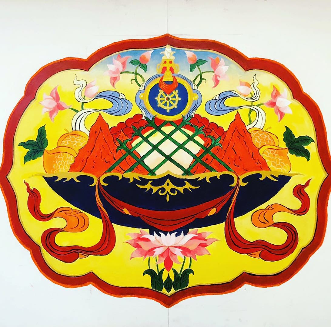 藏传风格壁画（图ZMTU0Mjk2MTUy） - 新锐潮流插画 - 站酷设计师Joshua_Tang原创素材 - 站酷ZCOOL
