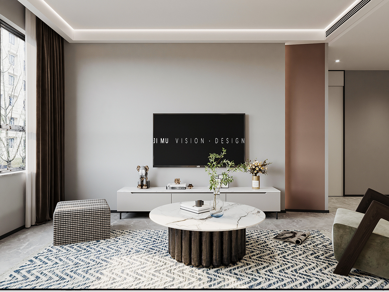 【搬砖】一套现代效果图表现