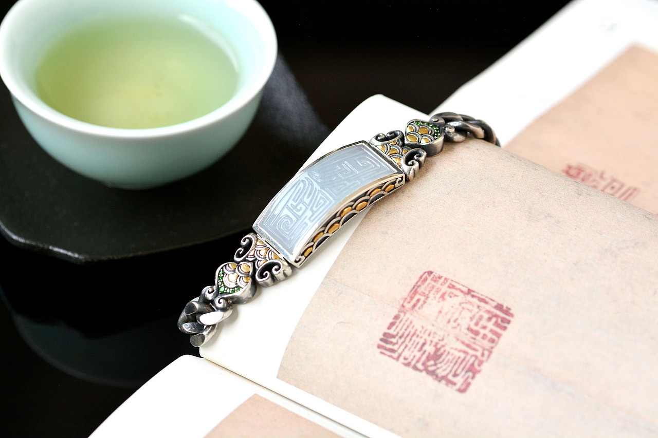 设计作品|翡翠兽面系列手链