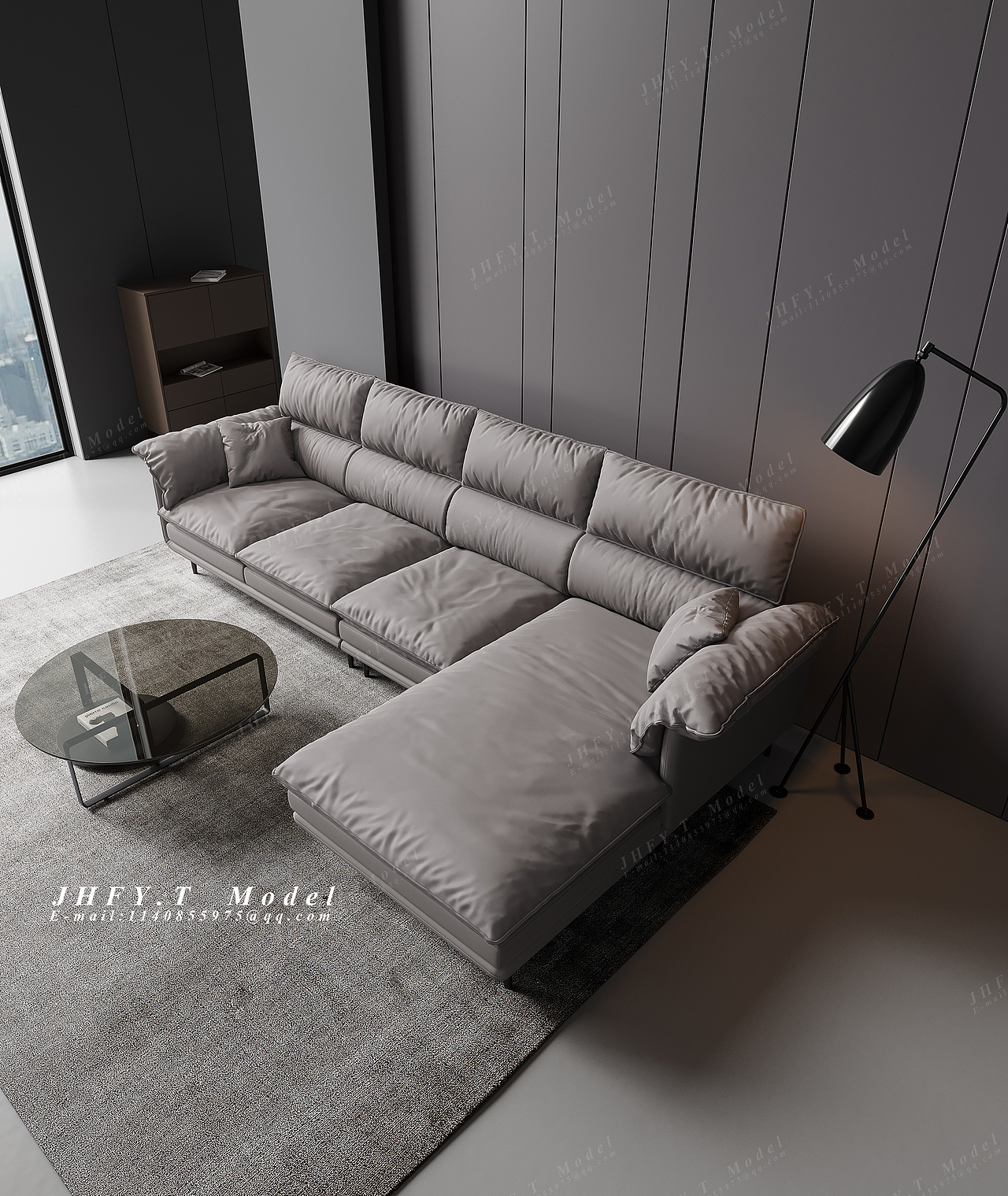 品洛家居纳米科技布沙发