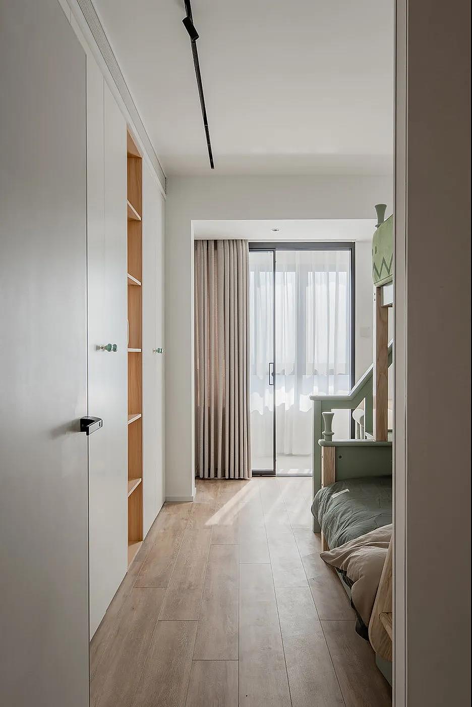 117㎡现代北欧风格新房装修，奶油质感森系清新