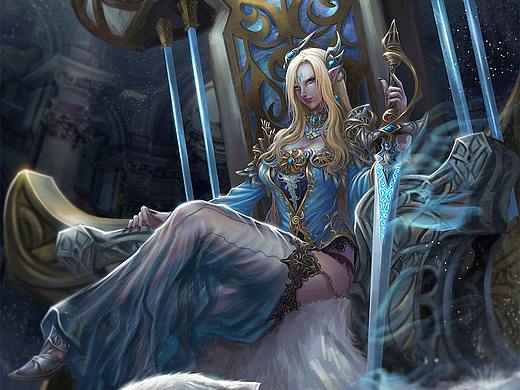 寒冰女王（個(gè)人主頁(yè)-ZMjc0MDQzNDA=） - 游戲原畫(huà) - 站酷設(shè)計(jì)師Kazeyu原創(chuàng)素材 - 站酷ZCOOL