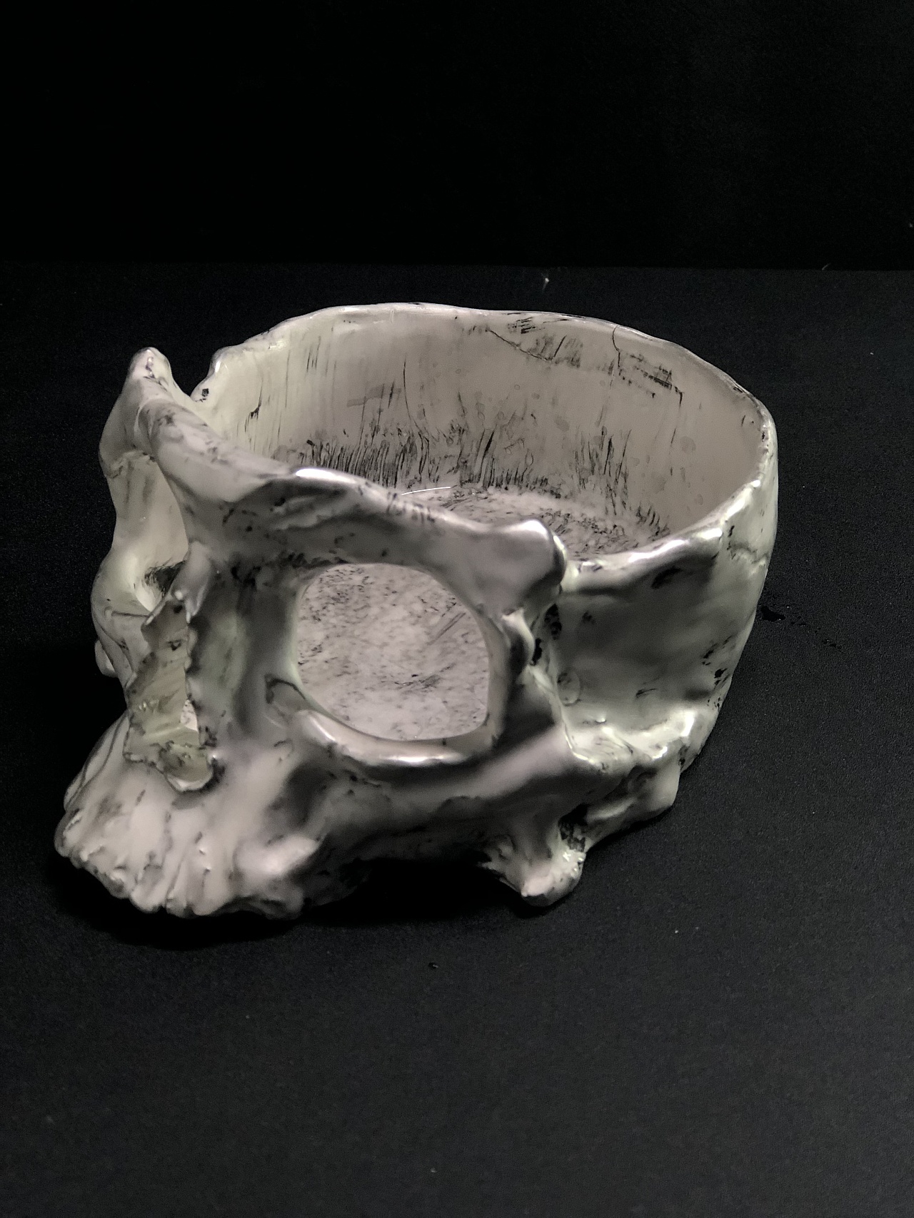 the edge of death 暗黑系手工陶瓷创意烟灰缸|手工艺|手办/模玩|电草