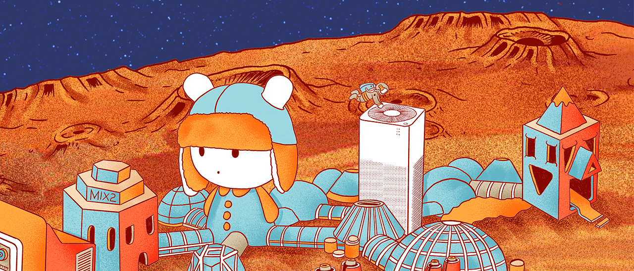 小米MIX2星球基地（图ZMTAwOTU1MTQ4） - 海报 - 站酷设计师陈晓恒EricStudio原创素材 - 站酷ZCOOL