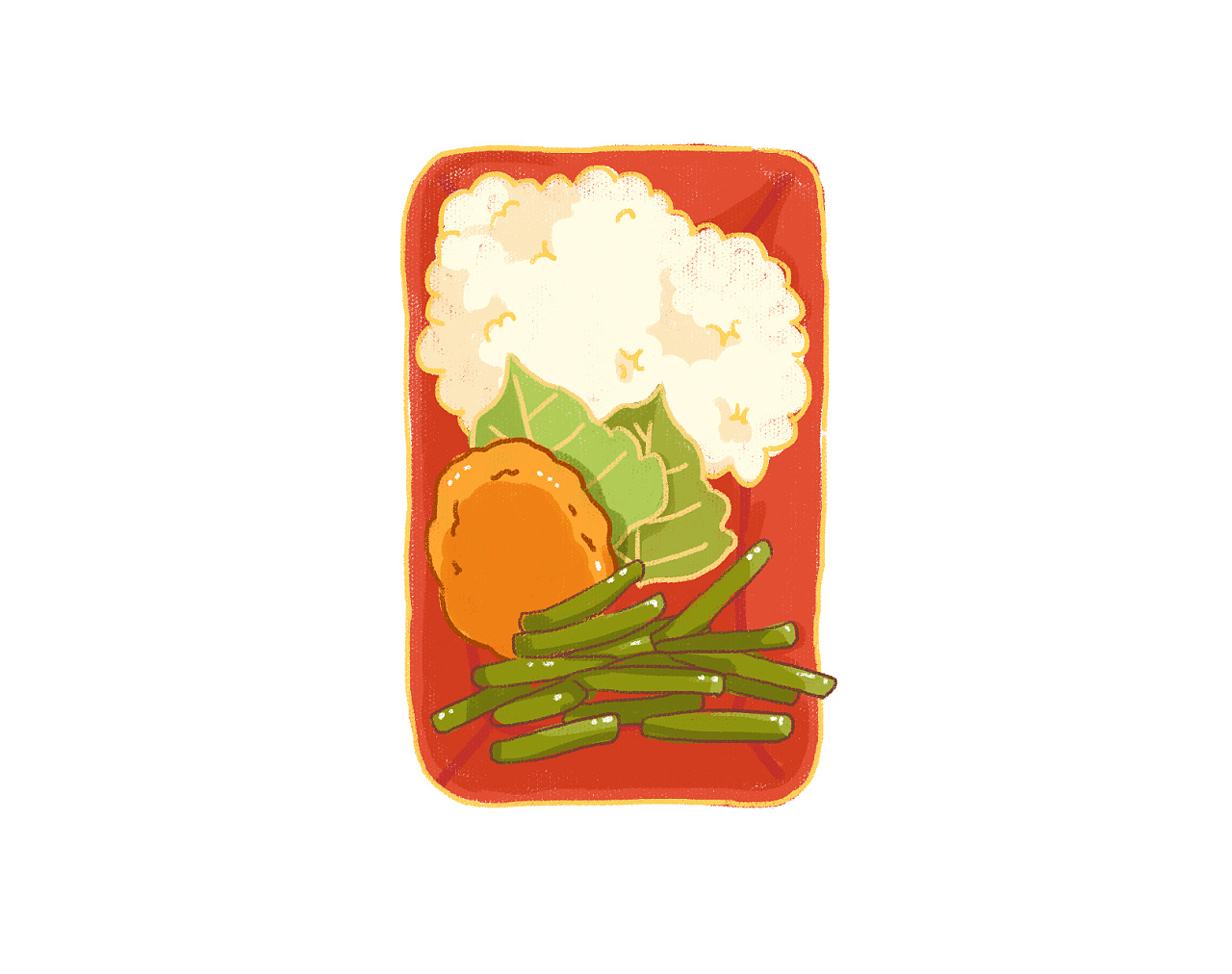 爱心便当 | 蜜汁插画