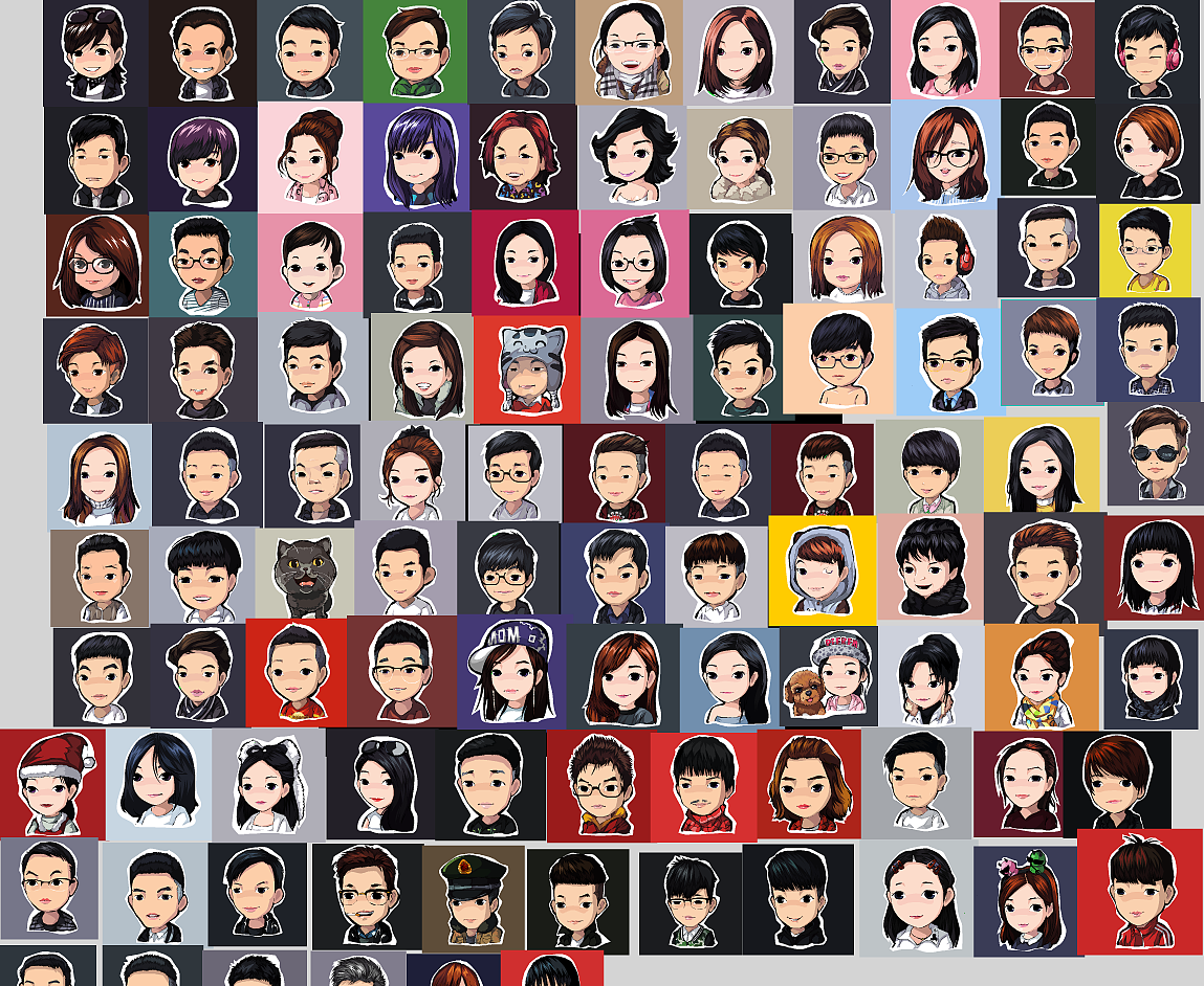 又一批微信微博的卡通头像绘制图（图ZNDE2Njg5Njg=） - 单幅漫画 - 站酷设计师布布布布布高兴原创素材 - 站酷ZCOOL