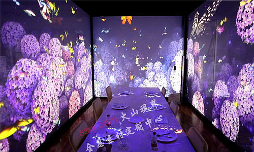 餐厅这样改造真是别出一格,全息素材的运用简直要逆天