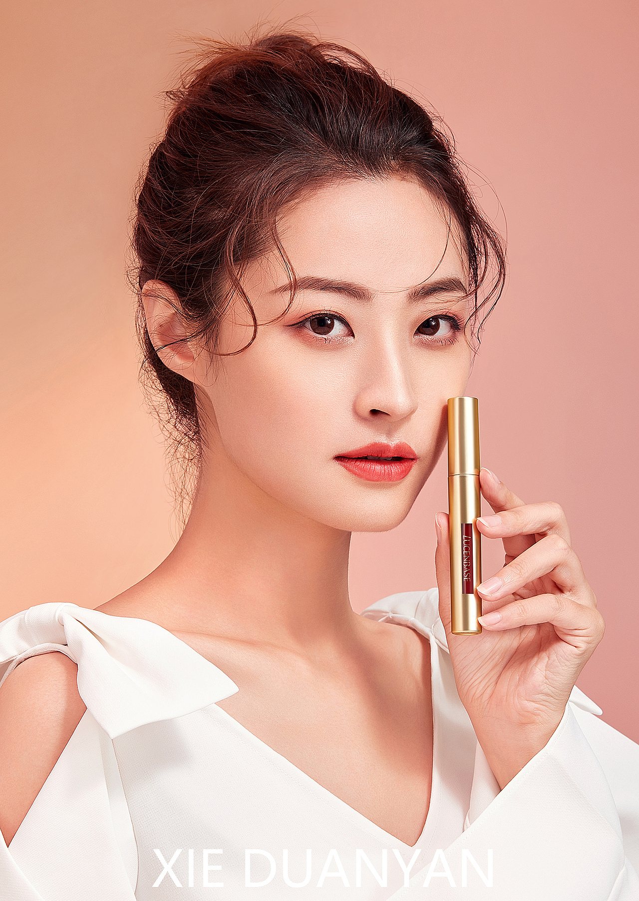 化妆品彩妆透真人像70专意摄影