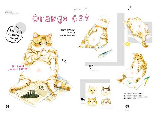 减肥中的主子和我——《我的猫咪像头猪》文创手帐设计