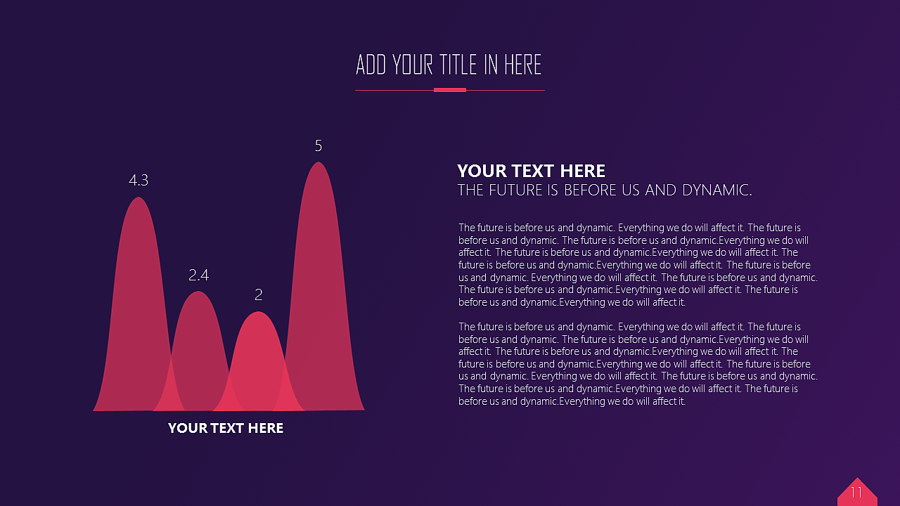 宅寂系列63：极简线条渐变背景扁平互联网总结报告PPT模板