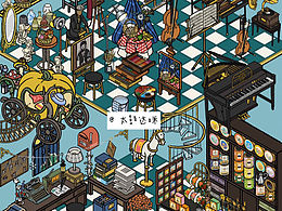 MBTI-16人格 双层系列小屋插画（上）