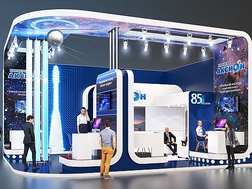 展台设计(科技感)_创意设计作品图片素材-站酷zcool