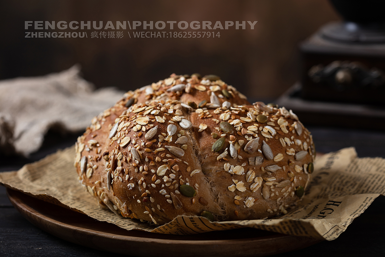 美式面包拍摄拍照摄影 烘培美食摄影服务