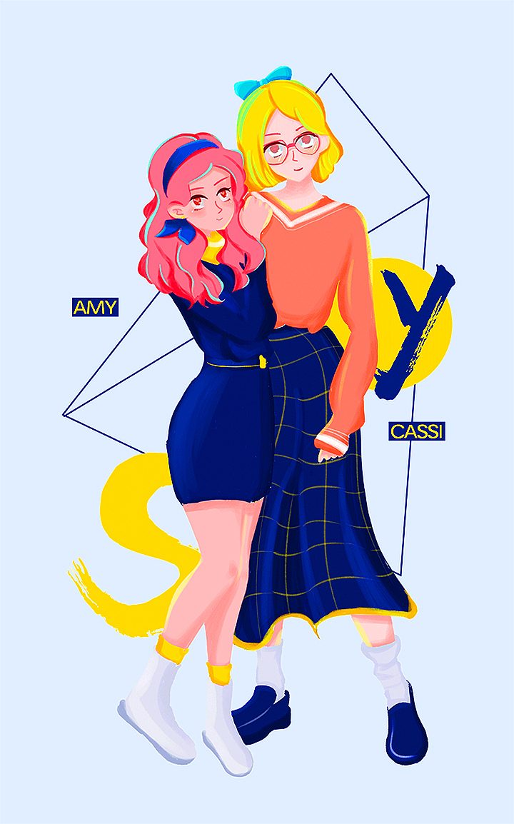 圣诞节/春节服装插画（图ZMTkwMTIzNDE2） - 新锐潮流插画 - 站酷设计师陈安夏原创素材 - 站酷ZCOOL