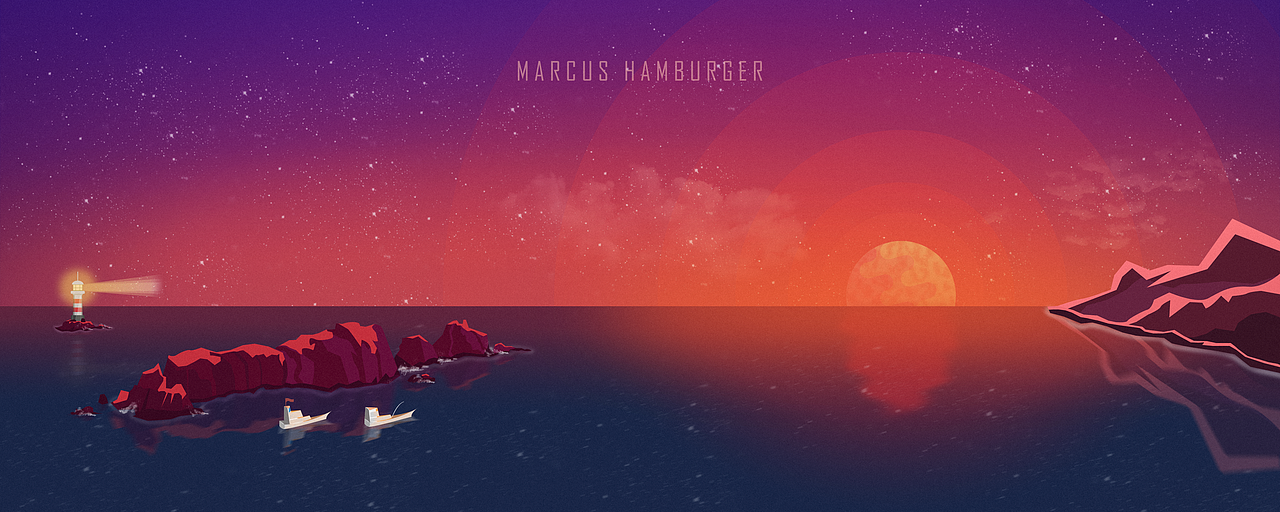 Island Sunset（图ZMTIzNTU4OTgw） - 创作习作 - 站酷设计师Marcus11原创素材 - 站酷ZCOOL