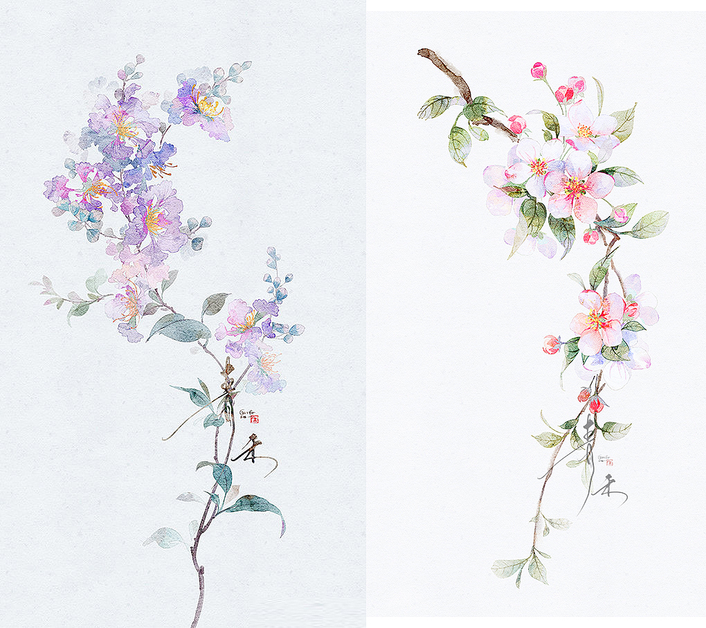 水彩花卉系列图