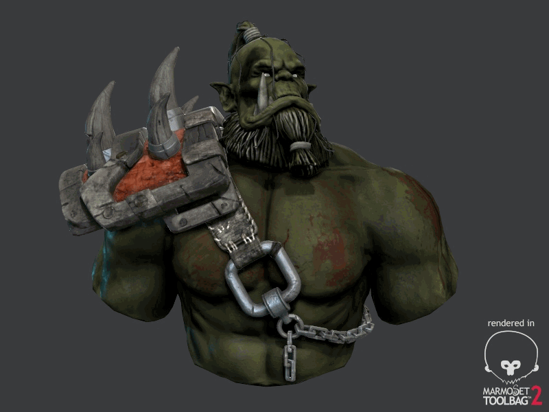 Orc（图ZMzQwMzg0NTY=） - 人物/生物 - 站酷设计师解燕白原创素材 - 站酷ZCOOL