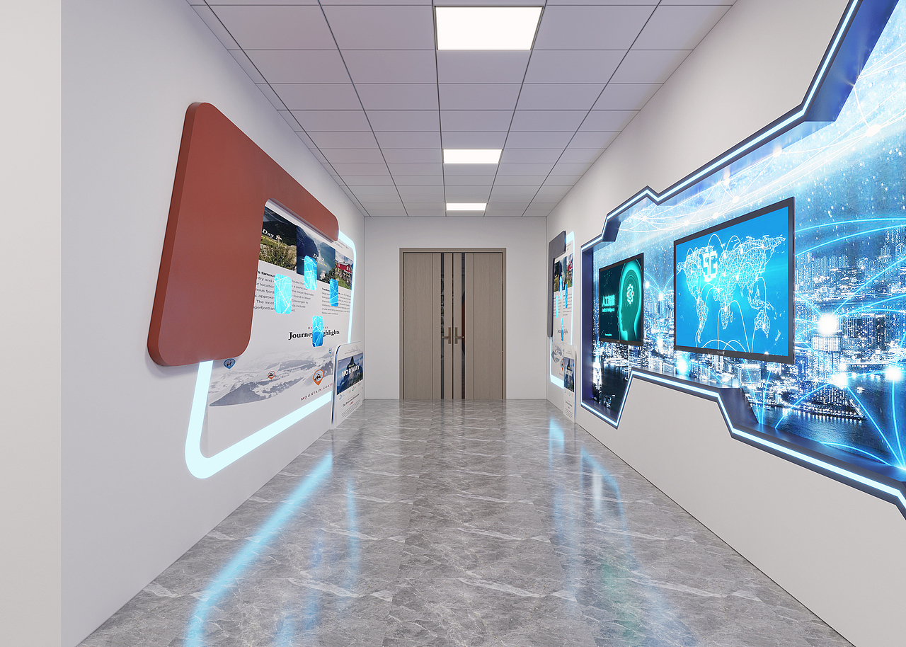 工装——文化长廊 展厅|空间|商业空间设计|z94144900_原创作品-站酷