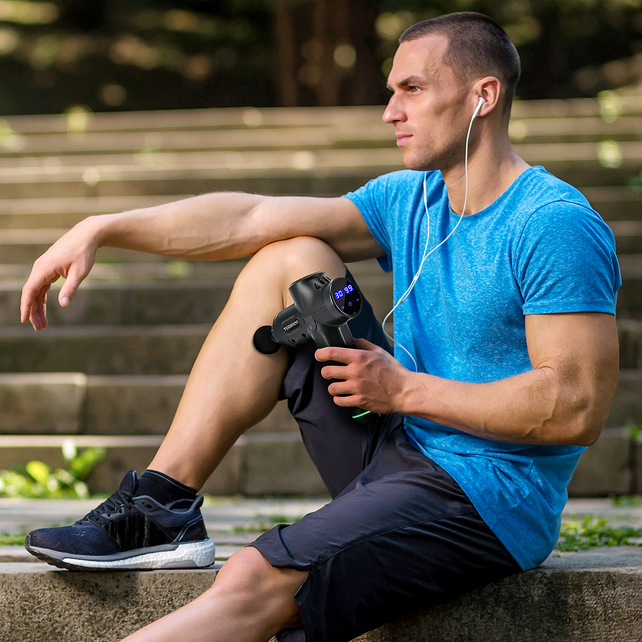 筋膜枪|亚马逊摄影设计精修渲染视频